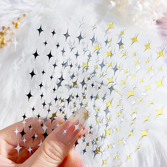 Star Light 3D Nail Stickers: A Sparkling Addition to Nail Art