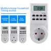 Outlet Timer 12/24 Hours Cyclic Timer Lamp Switch Electronic Digital Power Socket EU UK AU US Plug Programmable Timing Socket 1