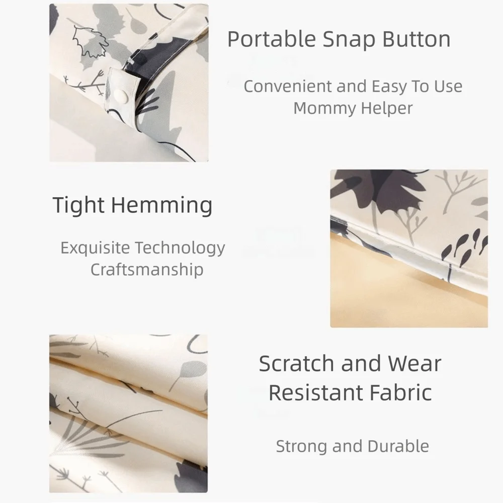 Soft Foldable Baby Changing Mat Waterproof Portable Diaper Changing Pad Quick Change Durable Newborn Diaper Changer Travel