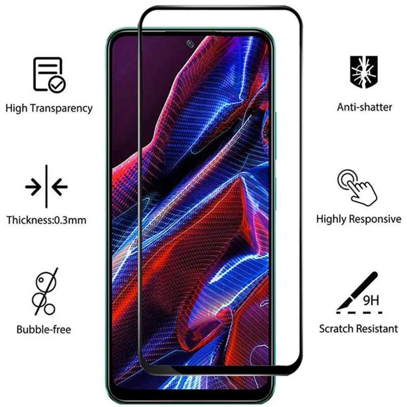 lamina /verre trempé POCO X5 Pro Glass POCO f5 Pro 5G Protective Glass for  xiaomi POCO M5 M5S Tempered Glass POCOx5 Phone accessories POCCO x5Pro