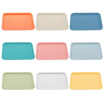 Vassoio di plastica per alimenti, padella per pane, contenitore rettangolare, per uso domestico, pallet nordico in PP, forniture da cucina, vassoio per servizio alberghiero 1
