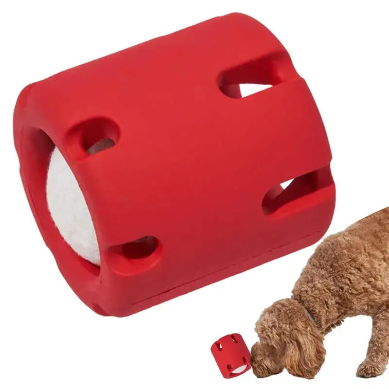 TennisTumblePuzzleToyNaturalRubberDogBallToyBiteResistantDog