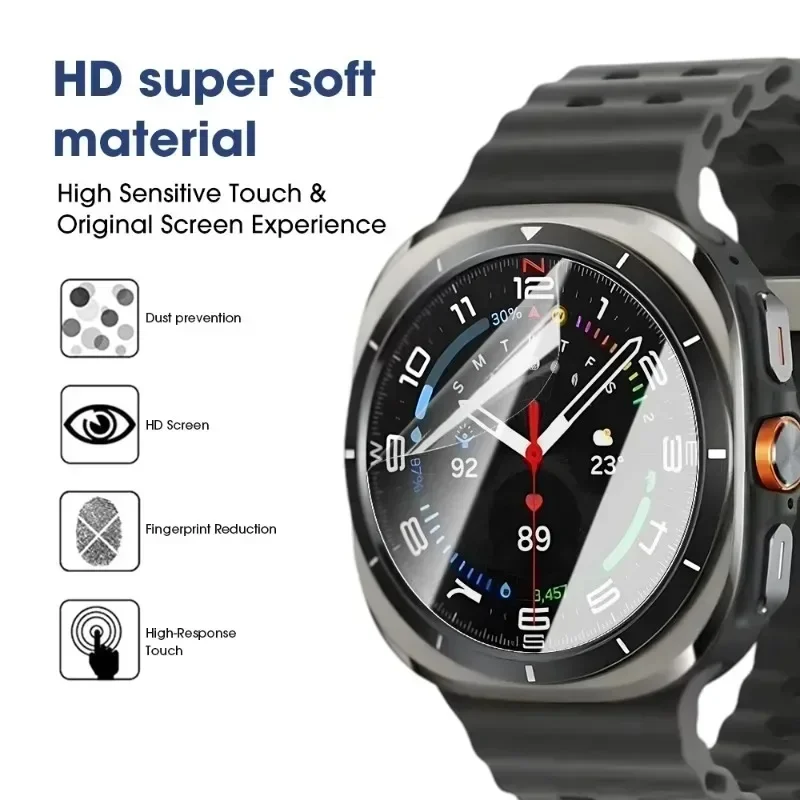 Premium Hydrogel Screen Protector for Smartwatch - Ultra-Clear Protective Film