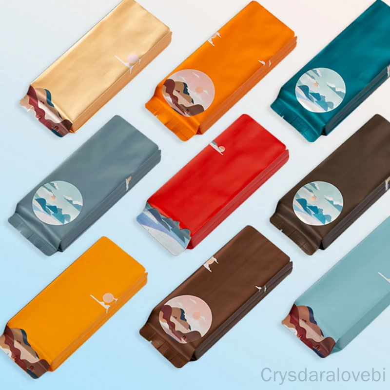 

100 шт./лот чайные пакеты из алюминиевой фольги, вакуумные упаковочные пакеты с термоизоляцией, пакеты из фольги для еды, кофе, майларовой фольги