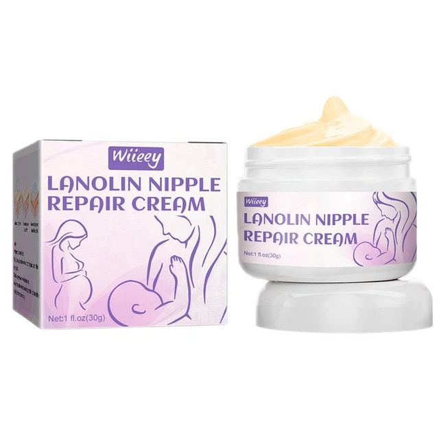 Crème mamelon pour l'allaitement : baume mamelons Lanoline