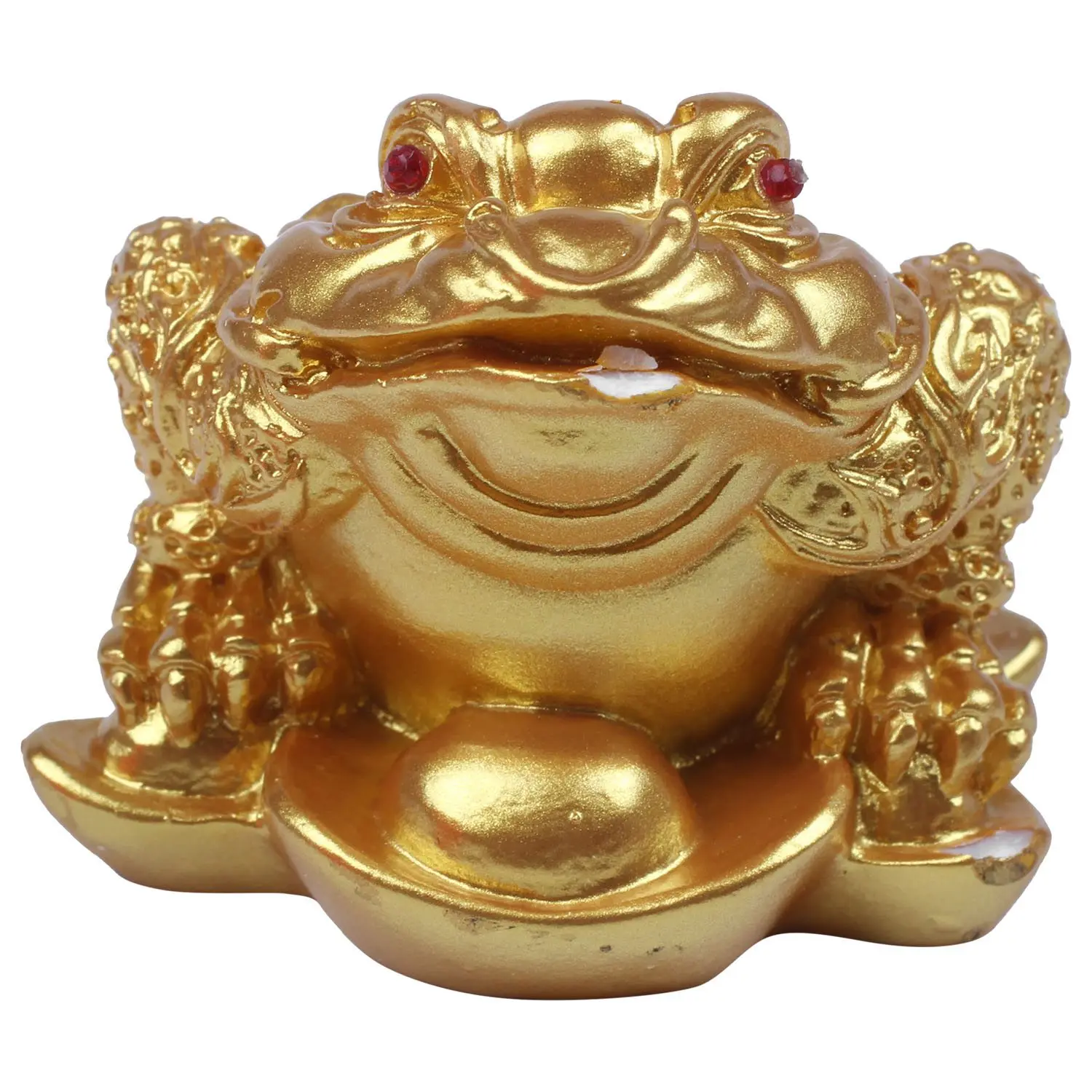

Chinese Feng Shui Money Wealth Toad Coin Home Office Decoration Lucky Gifts Gold