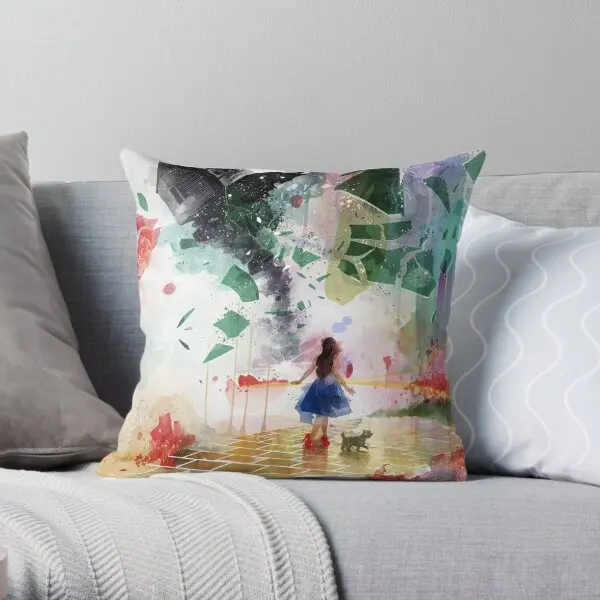 

Not In Kansas Anymore Printing Throw Pillow Cover Fashion Square Soft Hotel Fashion Car Waist Pillows not include One Side