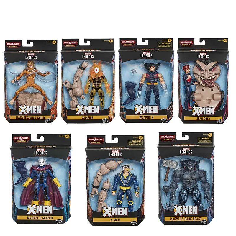 

Фигурки героев комиксов Marvel Ml, 6 дюймов, X-Men, Baf (набор конфет), коллекция 1/12 года
