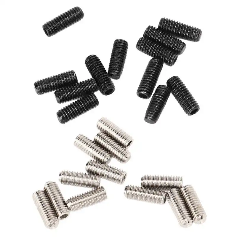 Saddle Height Adjustment Screw Set Burr Free Time Effort Saving Light Rustproof Guitar Saddle