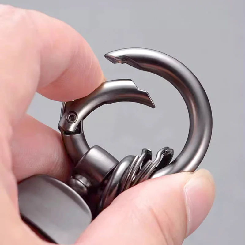 Elegant Suede Car Keychain Ring Accessory