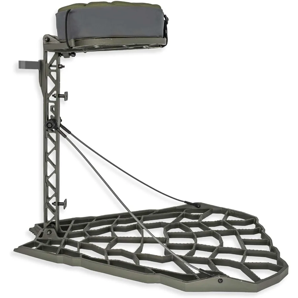 Evolution Series Aluminum Tree Stand for Hunting - Premium Deer Stand with Hang-On Design