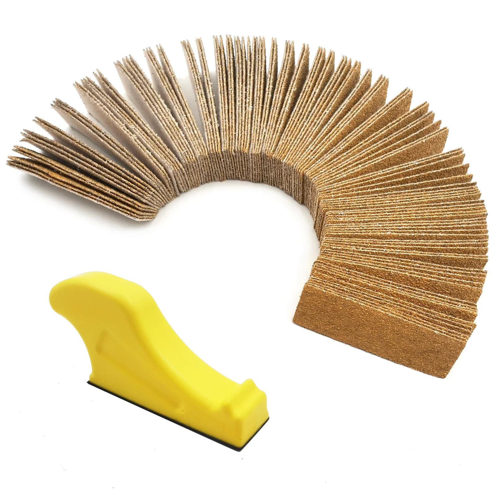 Micro Sanding Tools 3.5”x1.1”x2.1”Hand Sanding Block and 120 PCS ...