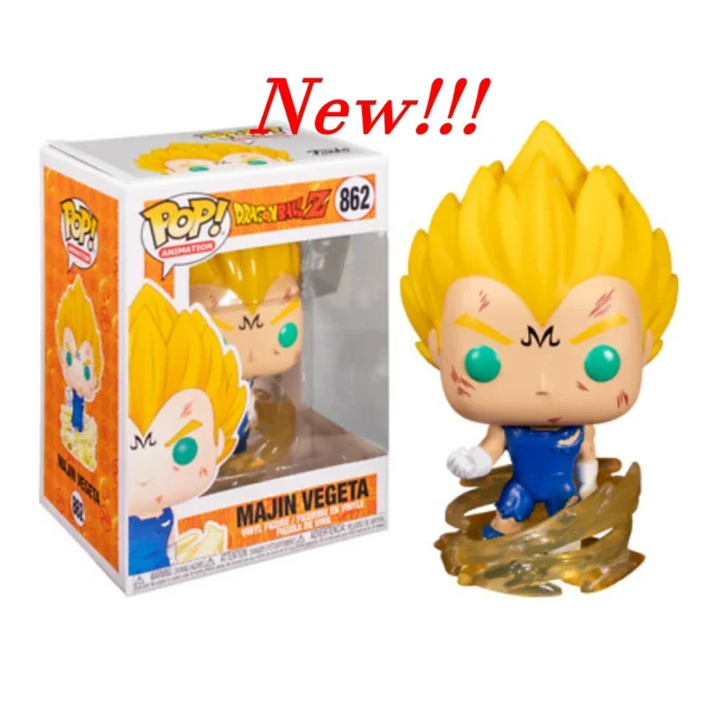 Nuovo Funko Pop! Animazione: Dragon Ballz Majin Vegeta #862 Vinyl Action Figures Modelli Di Collezione Di Bambole Per Giocattoli Per Bambini