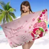 Strawberry Shortcake Microfiber Blanket Quick Drying Beach Towels Oversized Printing Super Absorbent Pool Towel Blanket 5