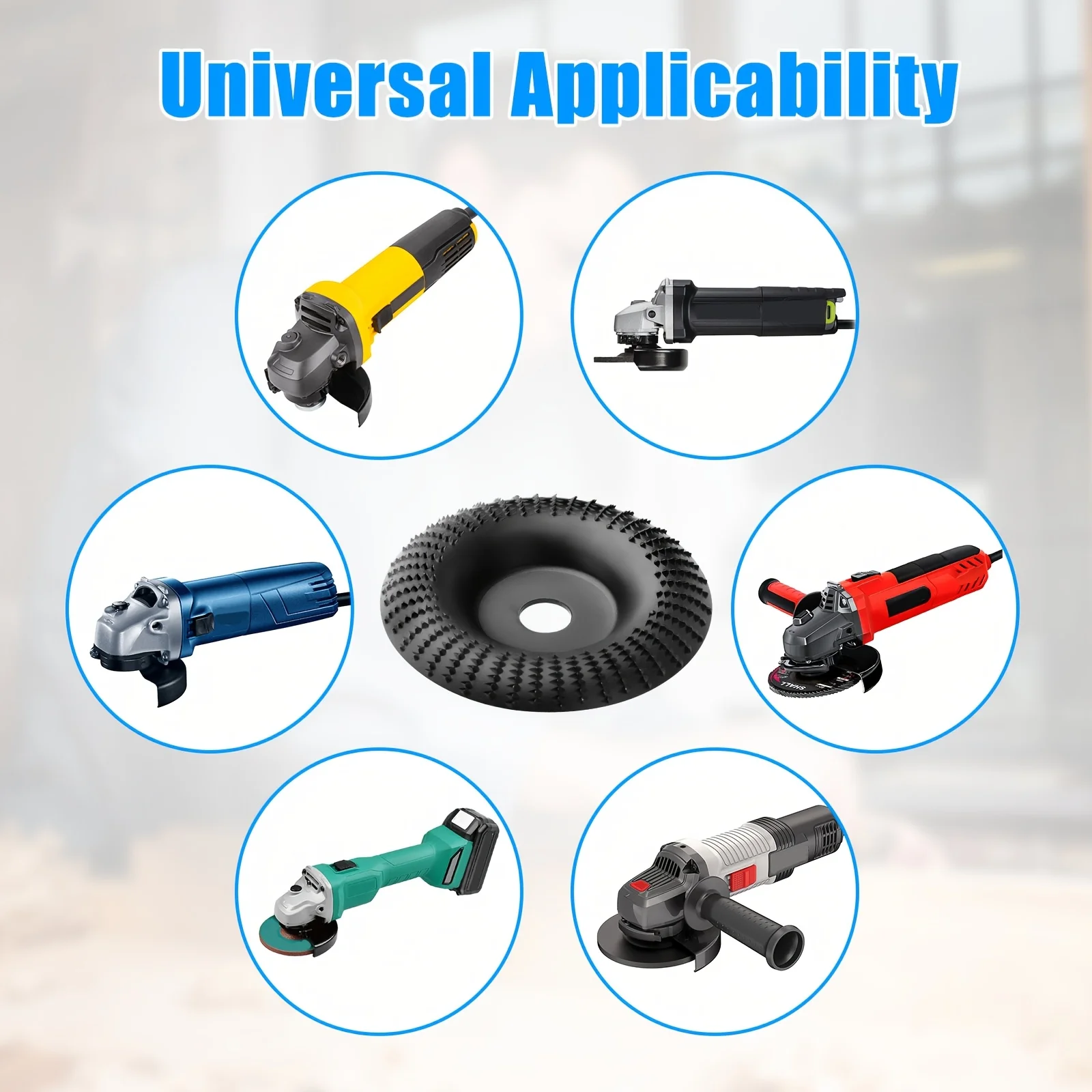 Quick-Shape Wood Grinder Wheel Transform Carve Sand Angle Grinder