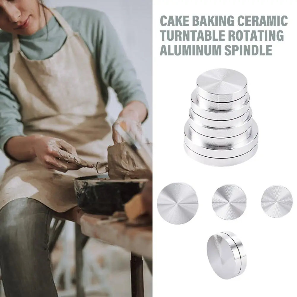 30Mm-45Mm Mini Ruota In Ceramica Cuscinetto In Metallo Disco Rotante Ceramica Argilla Ceramica Lancio Taglio Spinner Strumento Trim Stabilizzatore
