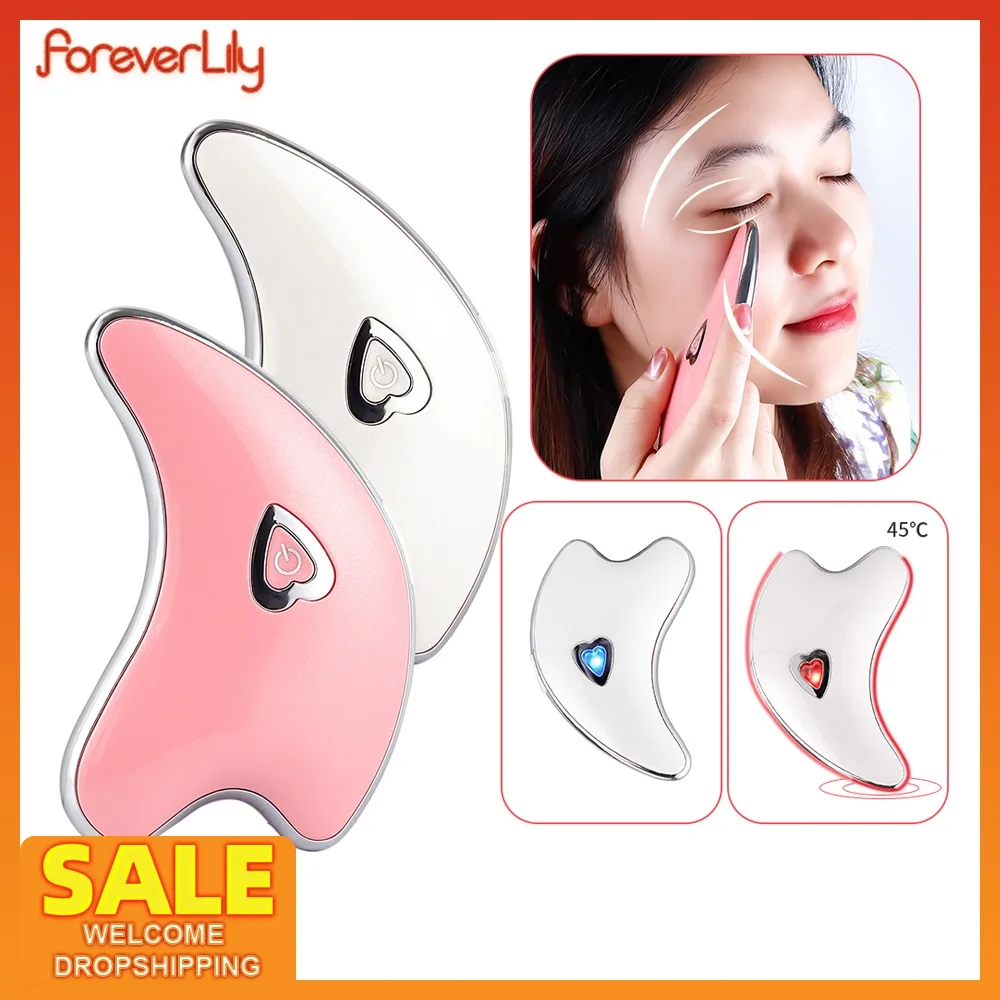 

Face Neck Guasha Massager Microcurrent Skin Lifting Tightening Machine Wrinkle Removal Facial Scraping Skin Care Beauty Device