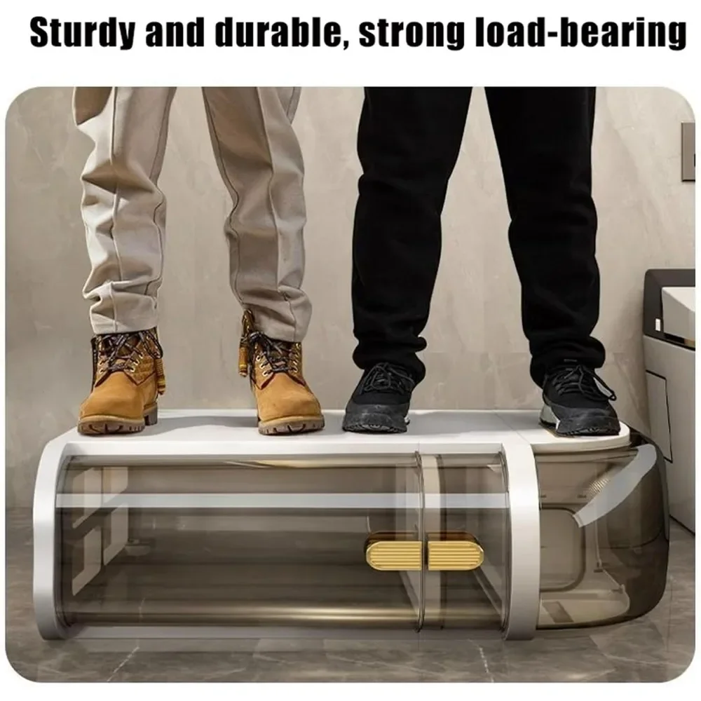 Plastic Bathroom Storage Cabinet Width Narrow Slim Gap Floor Organizer Side Unit Rolling Waterproof Toilet Paper Shelf
