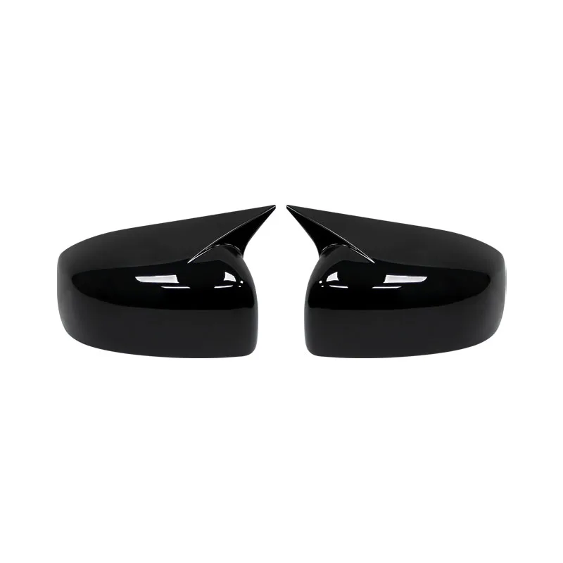 미쓰비시 랜서 X 10 EX EVO 2013-2016 바디 스타일링을 위한 블랙/카본 파이버 사이드 도어 미러 커버 트림 스티커