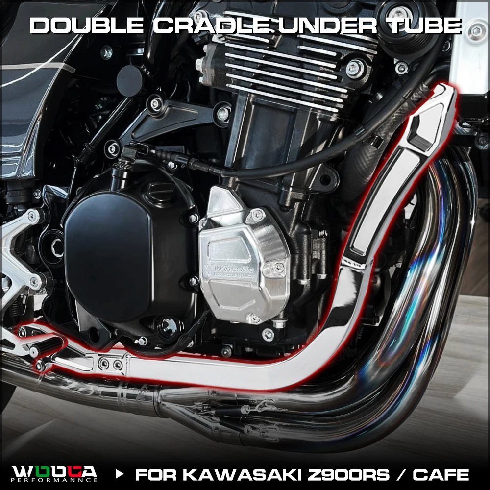 가와사키 Z900RS 2018-2024 다운 튜브 키트, 튜브 아래 이중 크래들, Z 900RS 프레임 강화 키트