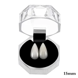 Premium Vampire Fangs with Teether - Cosplay & Halloween Party Accessories (15mm)