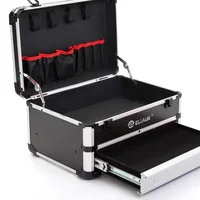 Aluminum Alloy Drawer Tool Box Multifunction Hardware Tools Storage Boxes Large Capacity Safety Equipment Organizer Accessories 2