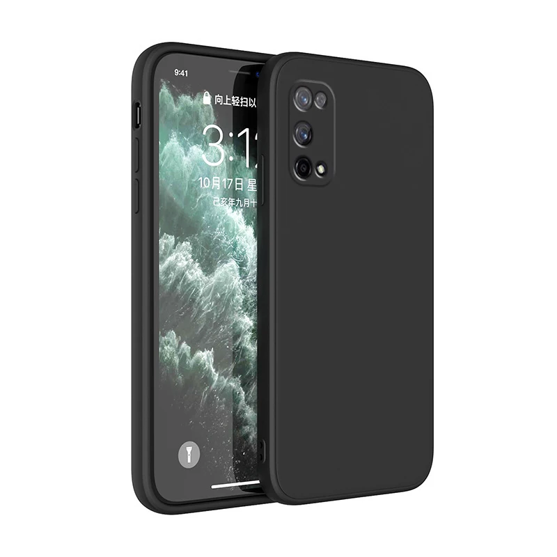 Luxury Matte Silicone Phone Case - Classic Design