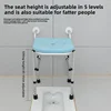 Bath Chair Small Space Bath Stool Bathroom Stool Wall-mounted Folding Squat Toilet Changing Seats Elderly Sanitary Shower Chairs 2