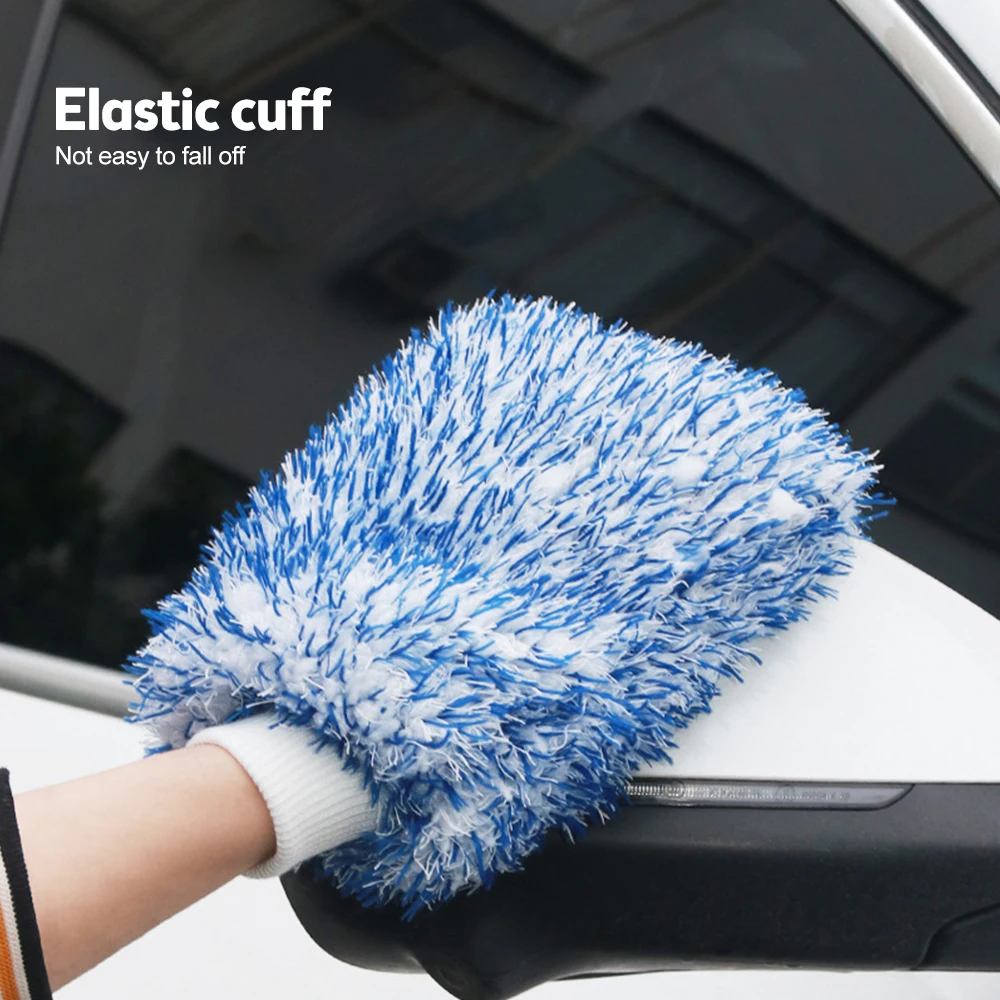 Soft Car Cleaning Glove Ultra Soft Mitt Microfiber Madness Wash Mitt Microfiber  Wash Mitt Easy To Dry Auto Double-faced Glove - AliExpress