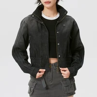 Veste en jean Adidas Trefoil pour femme, vêtements de sport, coupe-vent, veste décontractée et tendance Kd3918 1