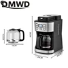 American Coffee Machine Automatic Bean Grinder Mill Coffee Beans Grinding Machine Espresso Tea Boiler Drip Coffee Maker Cafe Pot 6