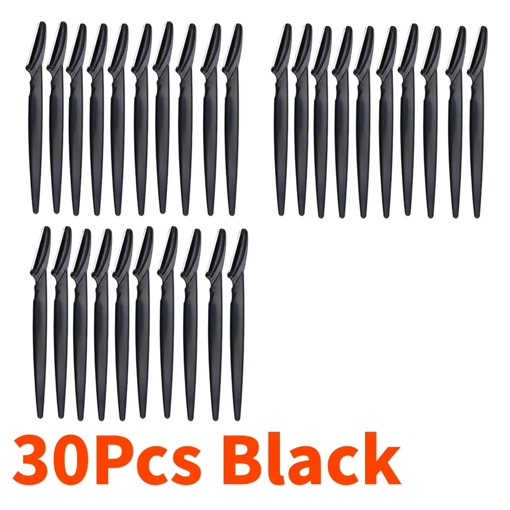 Eyebrow Razor 10/20/30/40/50Pcs Eyebrow Trimmer Face Razor Hair Remover Eye Brow Shaver Blades for Cosmetic Beauty Makeup Tools eyebrow razor hair remover eyebrow trimmer eyebrow trimmer set eyebrow razor set eyebrow trimmer blade face shaver facial hair remover hair shaver