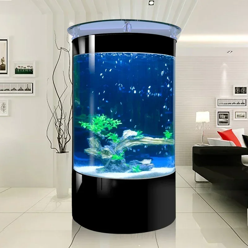 Curated visual reference: Fresh Look at Tall Fish Tank Decor The Ultimate Guide To Semicircle Wall