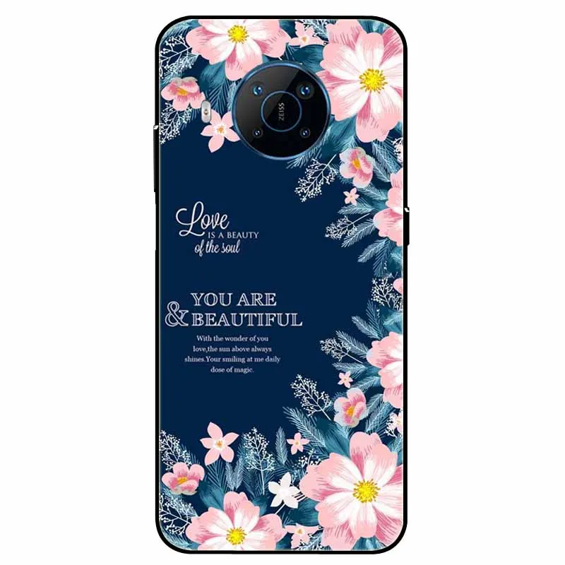 Soft TPU Painted Cat Lion Back Cover - Protective Silicone Case