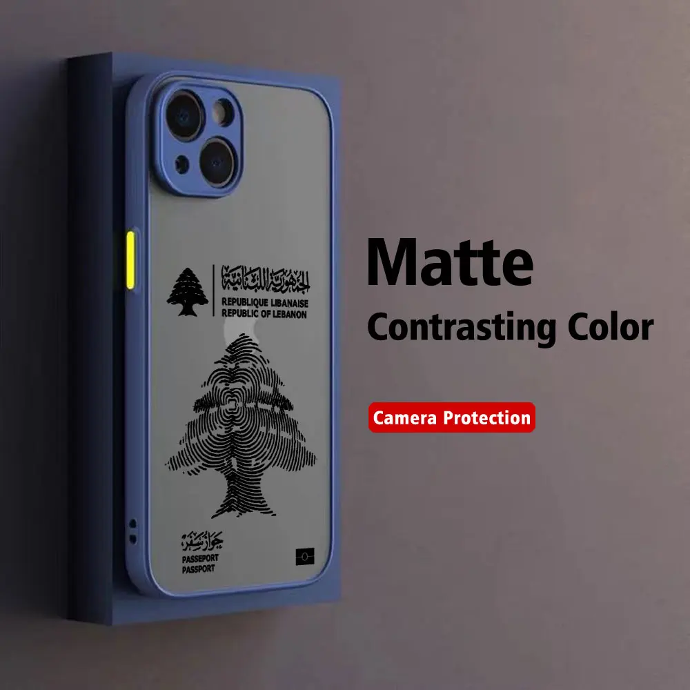 thumbnail image 1 of Funda de teléfono para iPhone, cubierta trasera transparente mate para iPhone 15 14 13 12 11 Mini Pro Max X XR XSMax 7 8 Plus, 1 of 5
