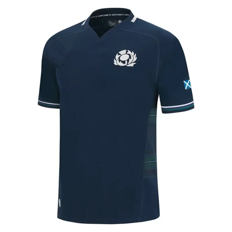 thumbnail image 1 of Camiseta de rugby local/visitante de Escocia 2023-2024 - Hombre Talla: S-5XL (Nombre y número impresos) Calidad superior, 1 of 5