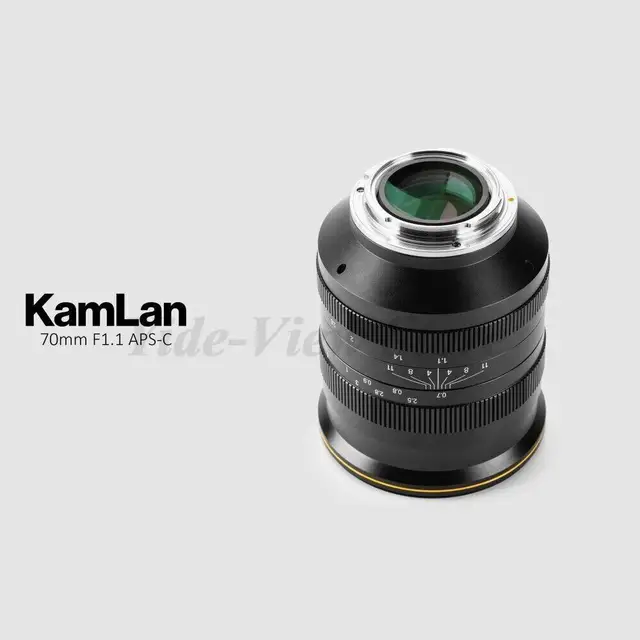 Kamlan 70mm f1.1 APS-C Large Aperture Manual focus Lens For