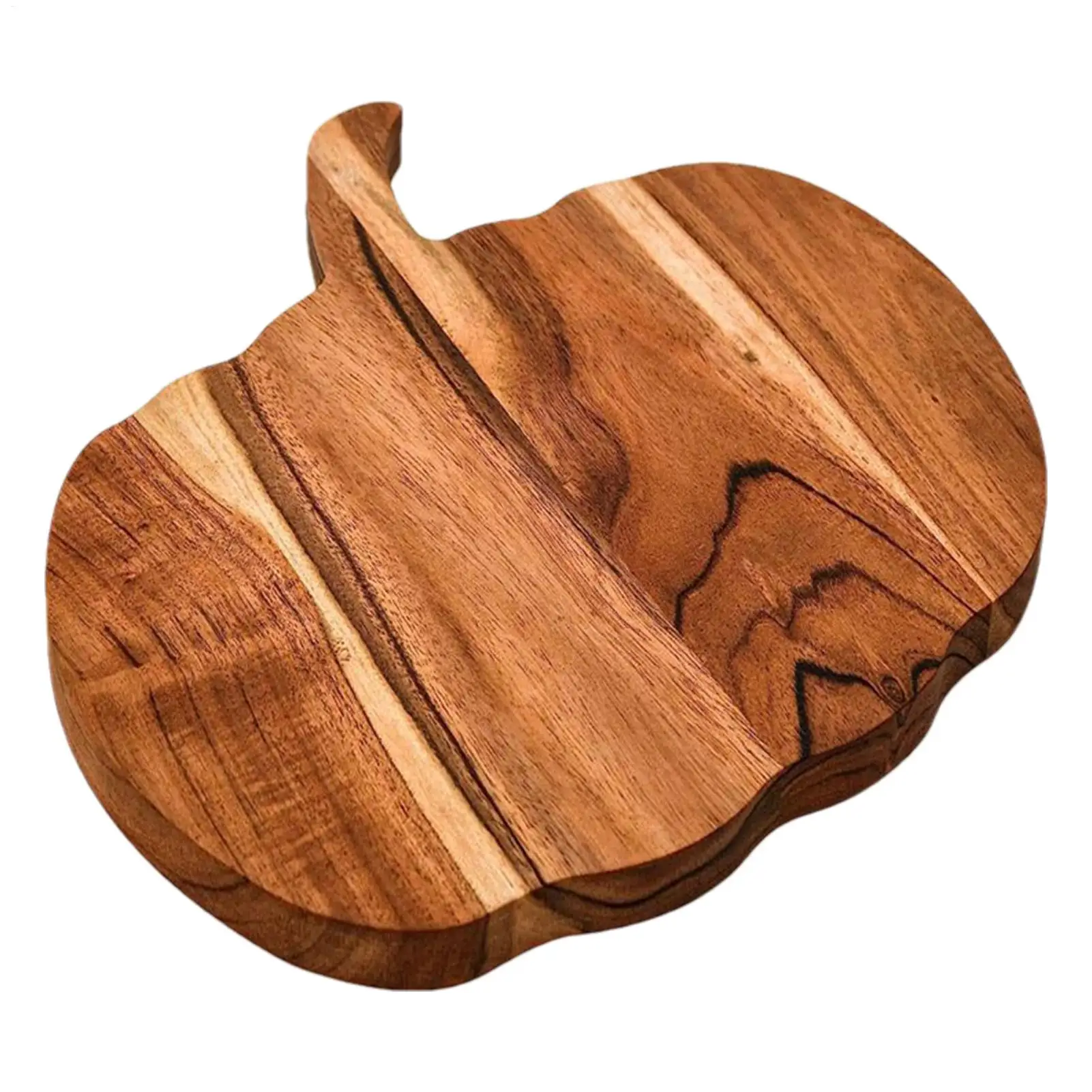Description Picture 6 of itempumpkin shaped Cutting Board Wooden Serving Platter Halloween decoration Meat Chopping board fruit bread steak cheese board