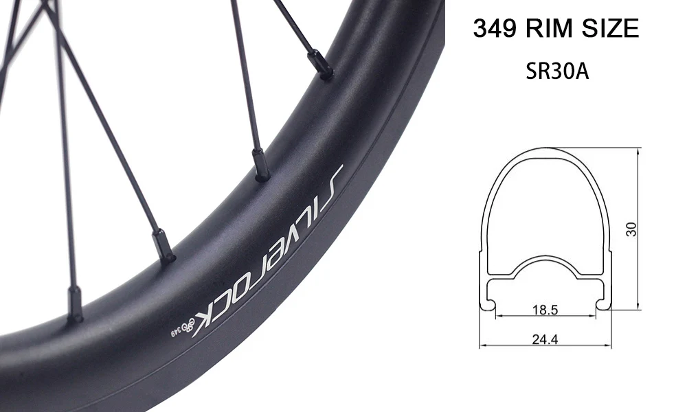 SILVEROCK SR30A-HUB001 Leichtmetallfelgen 16 Zoll 305 349 8-11s 100 mm 135 mm Scheibenbremse für Gust K3 Plus Kinder-Klappfahrrad-Laufradsatz – Detail 4