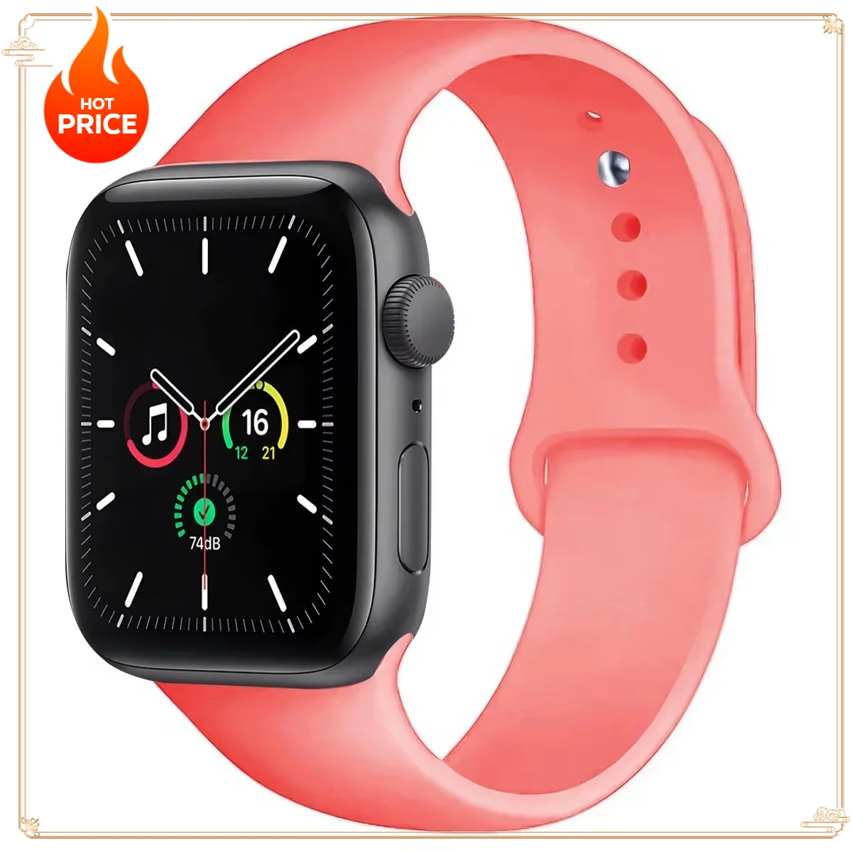 Premium Silicone Strap for Smartwatch - Versatile and Durable Design