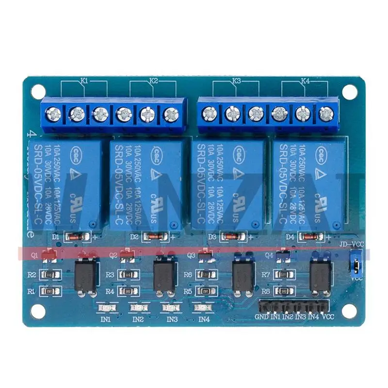 1 2 4 8 kanal 5V Relais Modul Mit Optokoppler Relais Ausgang 1 2 4 8 Weg Relais Modul auf Lager Für ARDUINO – Detail 4