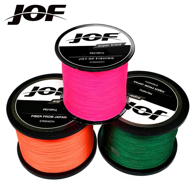 JOF PE Braided Wire Fishing Line 8 Strands 1000M Strong Multifilament Fiber Fishing  Line 0.14mm-0.5mm Baitcasting Line Lure Line - AliExpress