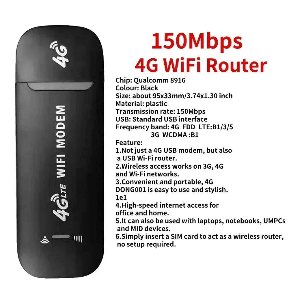 Compact 4G WiFi6 Portable Internet Device with SIM Slot