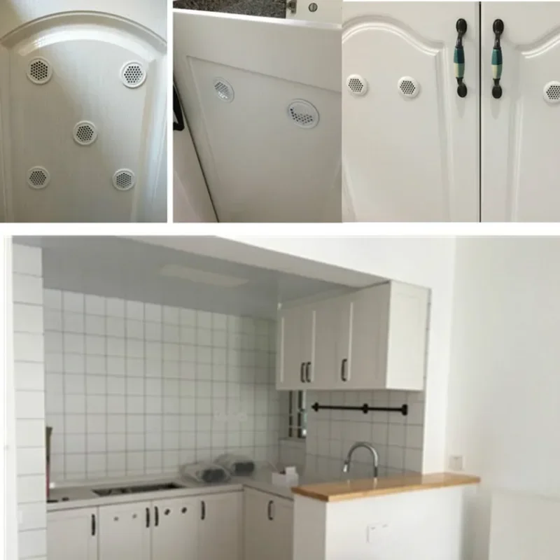 Stainless Steel Air Vent Cupboard Cabinet Decoration Respiradero Round Ventilation System 10pc/lot 30mm/35mm/40mm/ 43mm/65mm