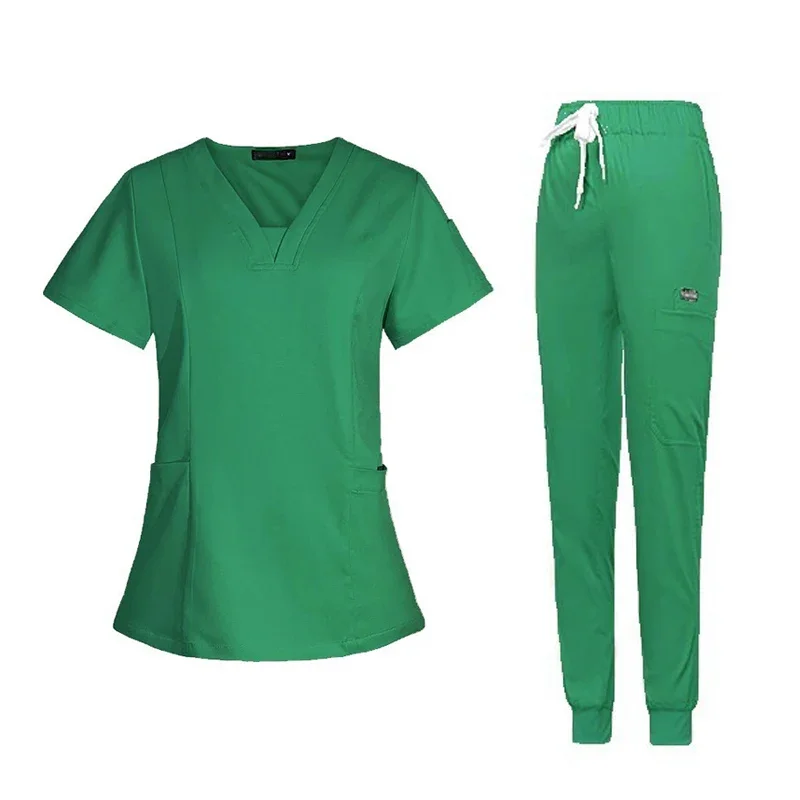 

Slim Fit Women Scrubs Sets Hospital Medical Uniforms Doctors Nurses Accessories Dental Clinic Beauty Salon Pet Workwear Clothes