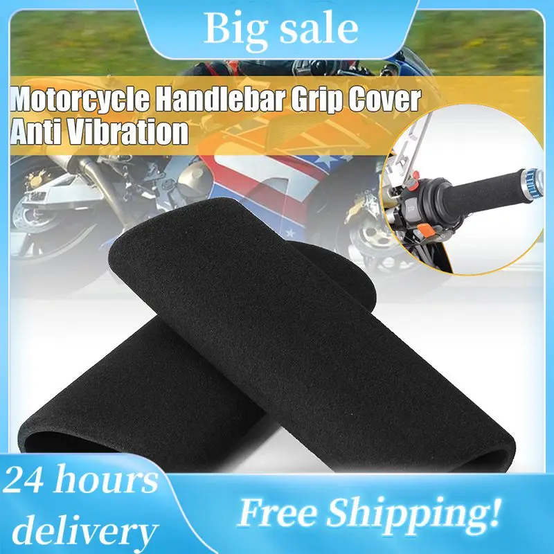 

27mm Motorcycle Grips Cover Anti-slip Foam Anti Vibration Comfort Handlebar Sleeve Scooter Motorbike Accessories 1 Pair