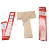 1 Pcs T Word Puzzle Wooden Children Kid Brain Teaser Educational Classical Toys 1