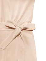Women's Belted Jumpsuit Casual Wide-Leg Pants  Summer Commute Outfit  Stylish & Comfortable - Image 6