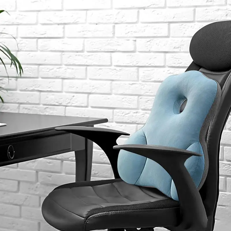 Lumbar Support Cushion Crystal Velvet Chair Back Support Cushion Breathable Recliner  Cushion For Office Couch Gaming Chairs - AliExpress