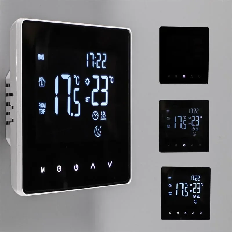 220V 6A Mechanical Room Thermostat Temperature Controller Air Condition Floor Gas Boiler Heating